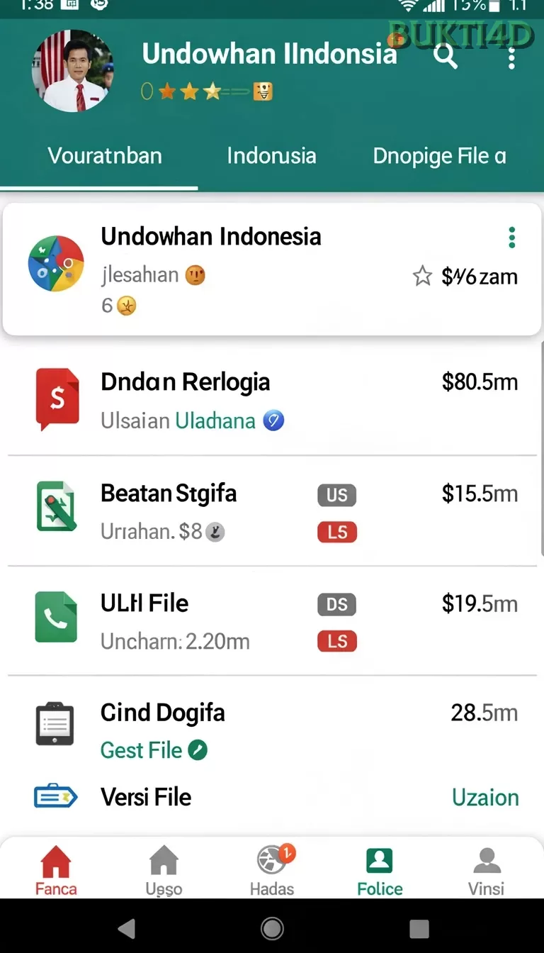 Cuplikan layar IDRKING — aktivitas
