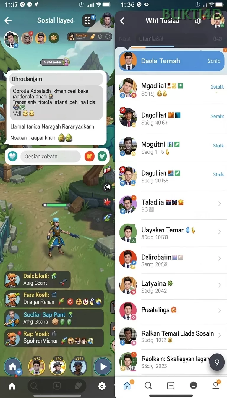 Cuplikan layar DEWAPOKER — aktivitas