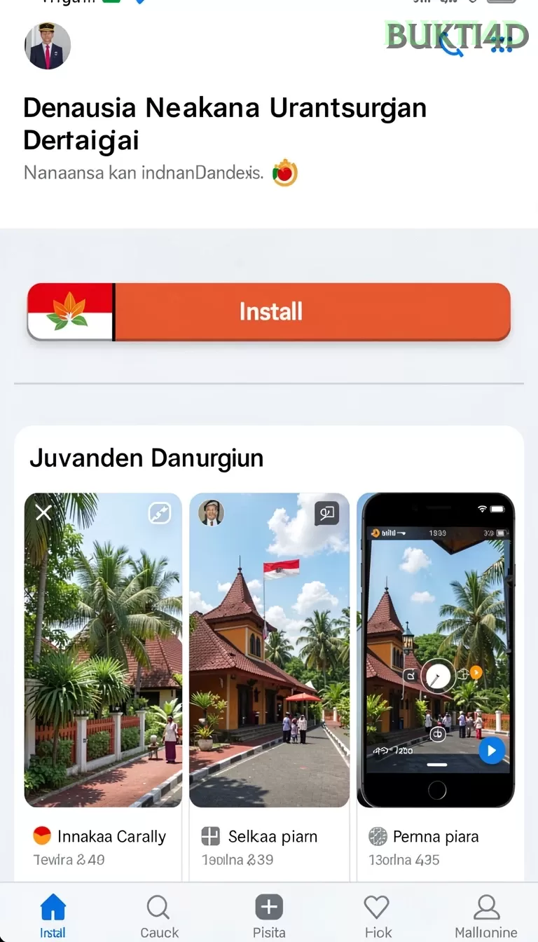 Cuplikan layar I8 LIVE — halaman utama